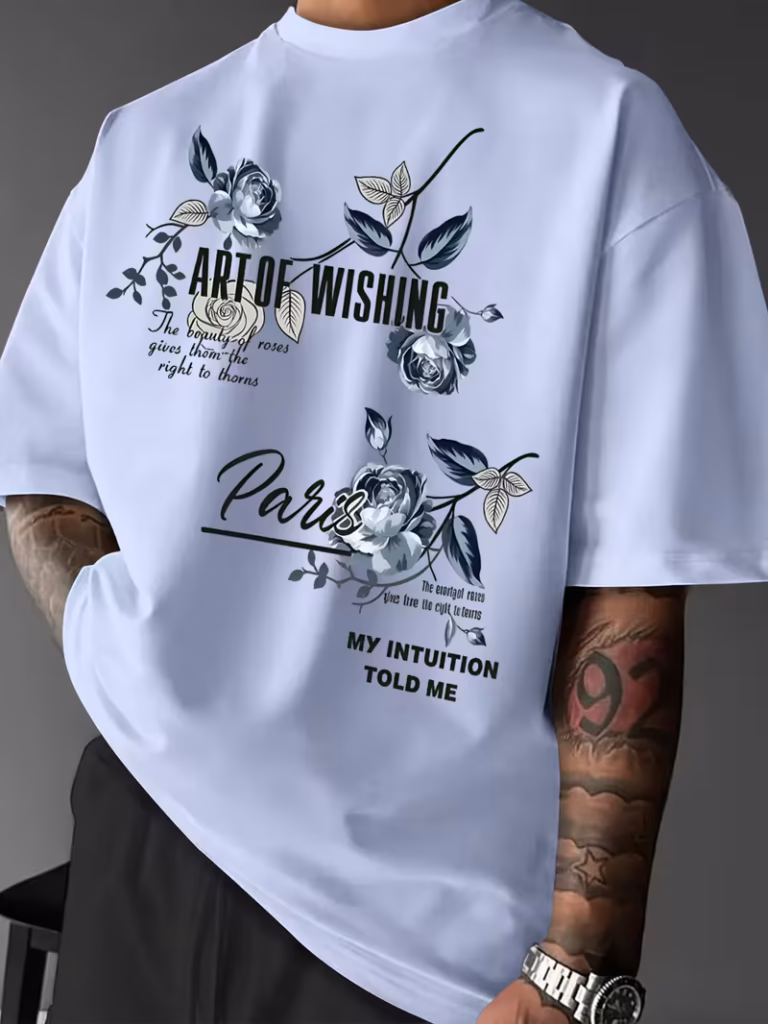 T-shirt pour homme style littéraire