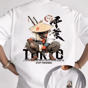 T-shirt samouraï homme prix Maroc streetwear