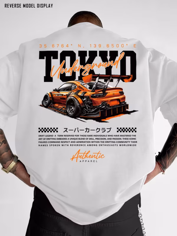 T-shirt Tokyo Racing homme prix Maroc streetwear